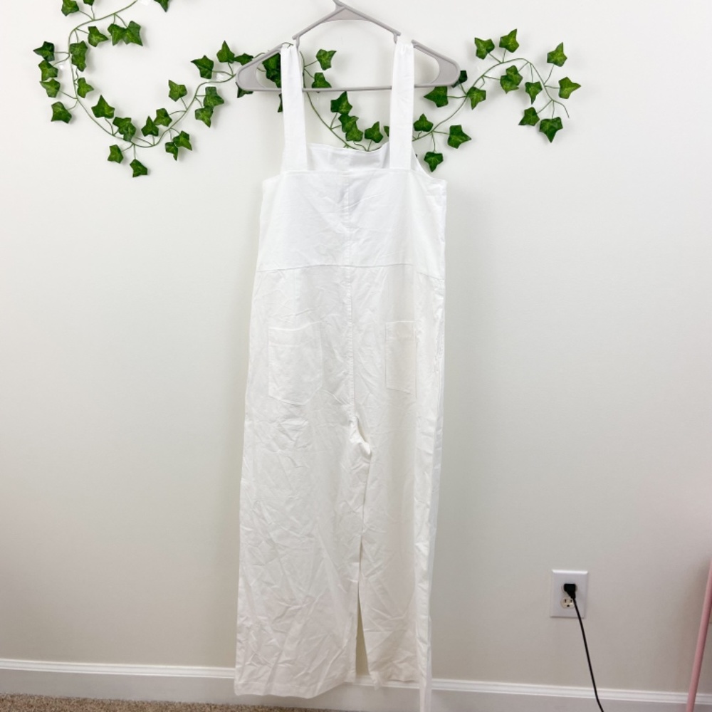 Style Nanda white wide leg sleeveless jumpsuit OS - Picture 4 of 10